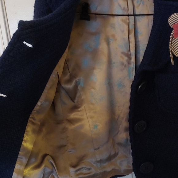 Navy wool blazer - Picture 4 of 7